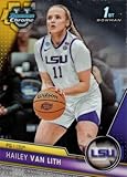 2023-24 Bowman University Chrome Basketball #25 Hailey Van Lith Pre-Rookie Card LSU - 1st Bowman Chrome Card