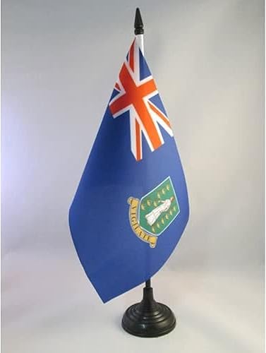 Miniatura 216 de Bandera de mesa Colombia 5'' x 8'' - Bandera de escritorio colombiana 8.3 x 5.5 in - Barra y base de plástico negro - AZ FLAG