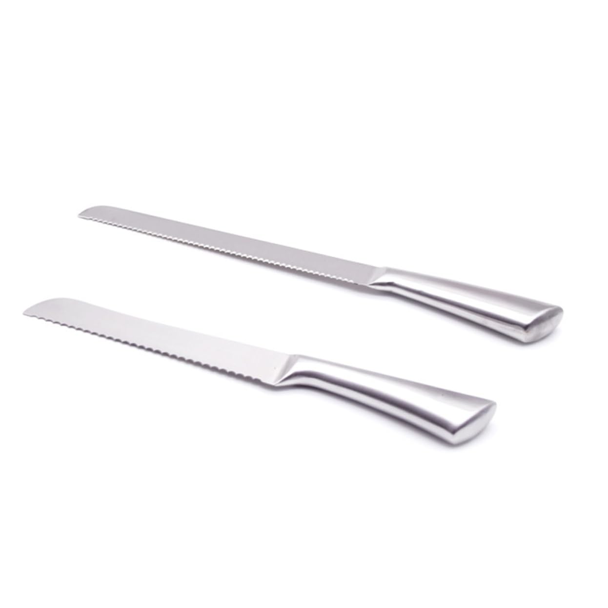 MOLUCKFU Stainless Steel Cake Knife Square Cake Cutter Pastry Tool Bread Knife Easy Slice