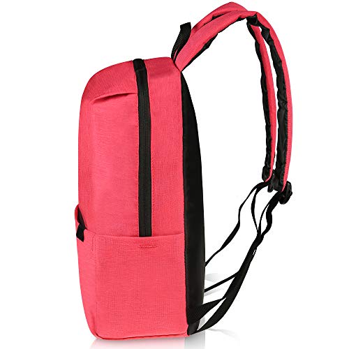 Image of School Backpack,Casual Laptop Bag for Men Women Boys Girls /Office School Day Pack Bag(Pink)