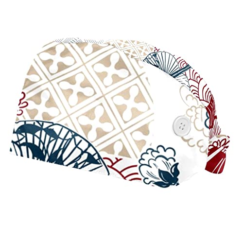 Casquettes de travail de style japonais JDEZ en tissu respirant