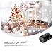 ORFOFE 1Set LED Snowflake Projection Lamp Indoor Christmas Party Lighting Tool Fairy Tale Scene for Home and Garden Decorations Voltage