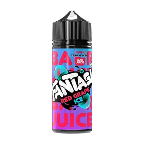 Fantasi BarJuice VAPE �d�q�^�o�R ���L�b�h �j�R�`���Ȃ� �V���[�g�t�B���{�g�� (120ml�{�g���Ƀ��L�b�h��100ml, ���b�h�O���[�v�A�C�X)