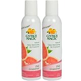 Citrus Magic 2-Pack Natural Odor Eliminating Air Freshener Spray, Pink Grapefruit, 7-Ounce