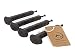 Rustic State Ray Screw in Coat Hanger Hooks Multi-use Entryway Railroad Spike Rack Cast Iron Black Set of 4