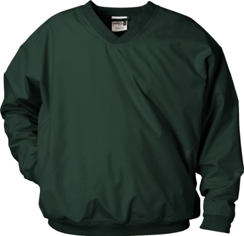 Badger Men s Microfiber Windshirt, L, Green