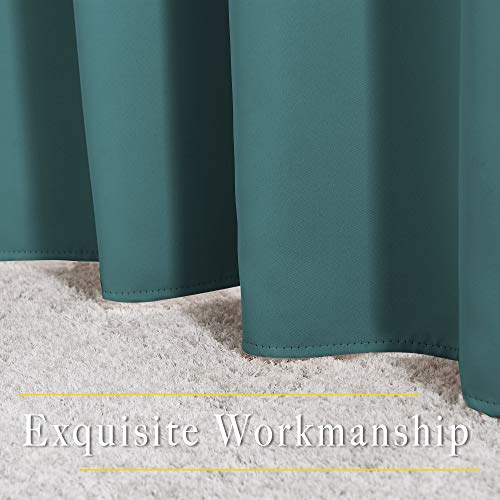 image for NICETOWN Insulated Curtains Blackout Draperies - Triple Weave Thermal 