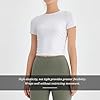 Risipu Women's Short Sleeve T-Shirts Crew Neck Slim Fit Tops Sexy Basic Tee Y2k Clothes 2026 (UK, Alpha, XS, Regular, Regular, White) #4