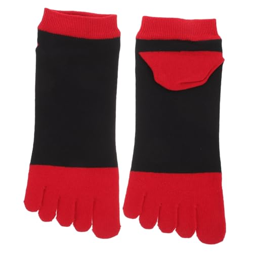BCOATH Cotton Toe Socks Women Toe Separate Socks Full Toe Socks for Women Elastic and Breathable