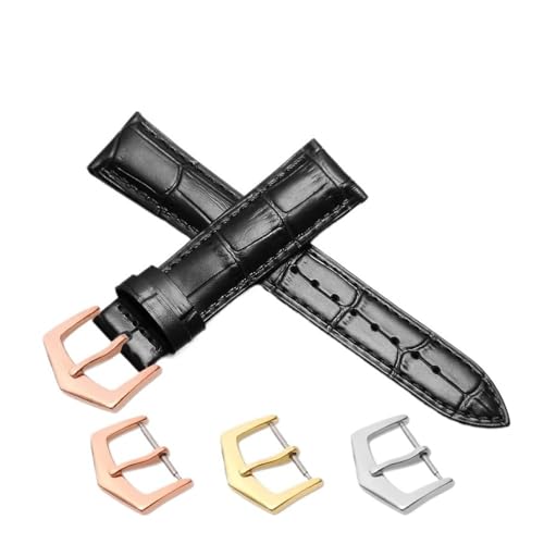 Correa de cuero para reloj Patek Philippe sustitución sin holguras pulsera de piel cómoda 5