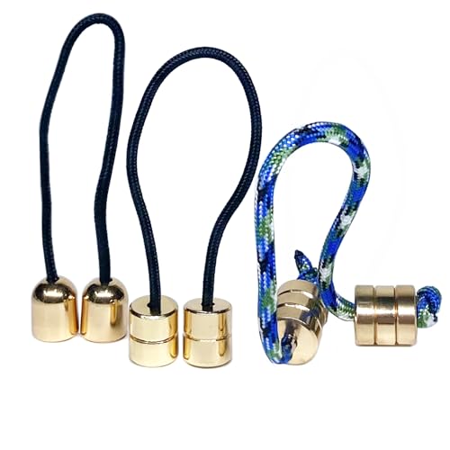 Ywait2long 3 Pcs Fidget Beads Fidget Toy Copper Worry Fidget Beads Spin Bump EDC Novelty and Gag for Men Women Teens Skill Players (Bead)