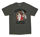 Disney Men's Grumpy To Save Time Let's Just Assume I Know Everything T-Shirt