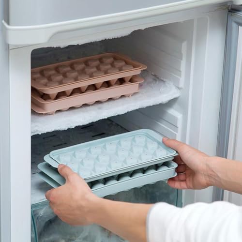 Moldes para cubitos de hielo DOITOOL 4 piezas con tapa miniatura 7