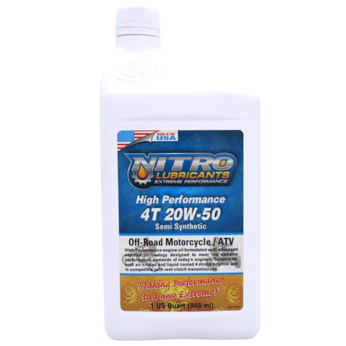 Aceite para Motor Nitro Lubricants 20W-50 1 Quart miniatura 1