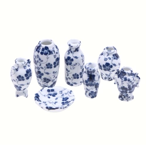 Stylish Set Completes with Vase Sugar Bowl Plates Cup Lovely Decoration Set Kitchenware