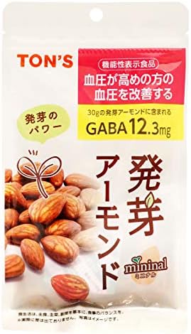 Amazon 機能性表示食品 血圧 が高めの方に 食塩不使用 発芽 アーモンド 60g 2袋セット 減塩セット ナッツ 通販