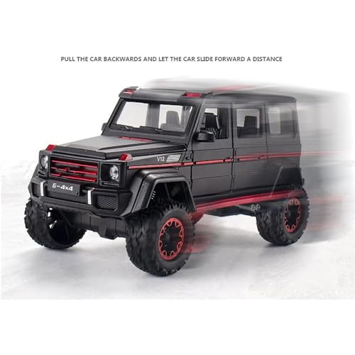 Image of DEUSON ECOM 1:24 AMG 4X4 G65 Toy Car for Kids Die Cast Model Metal Cars Openable Door with Light Sound Pullback