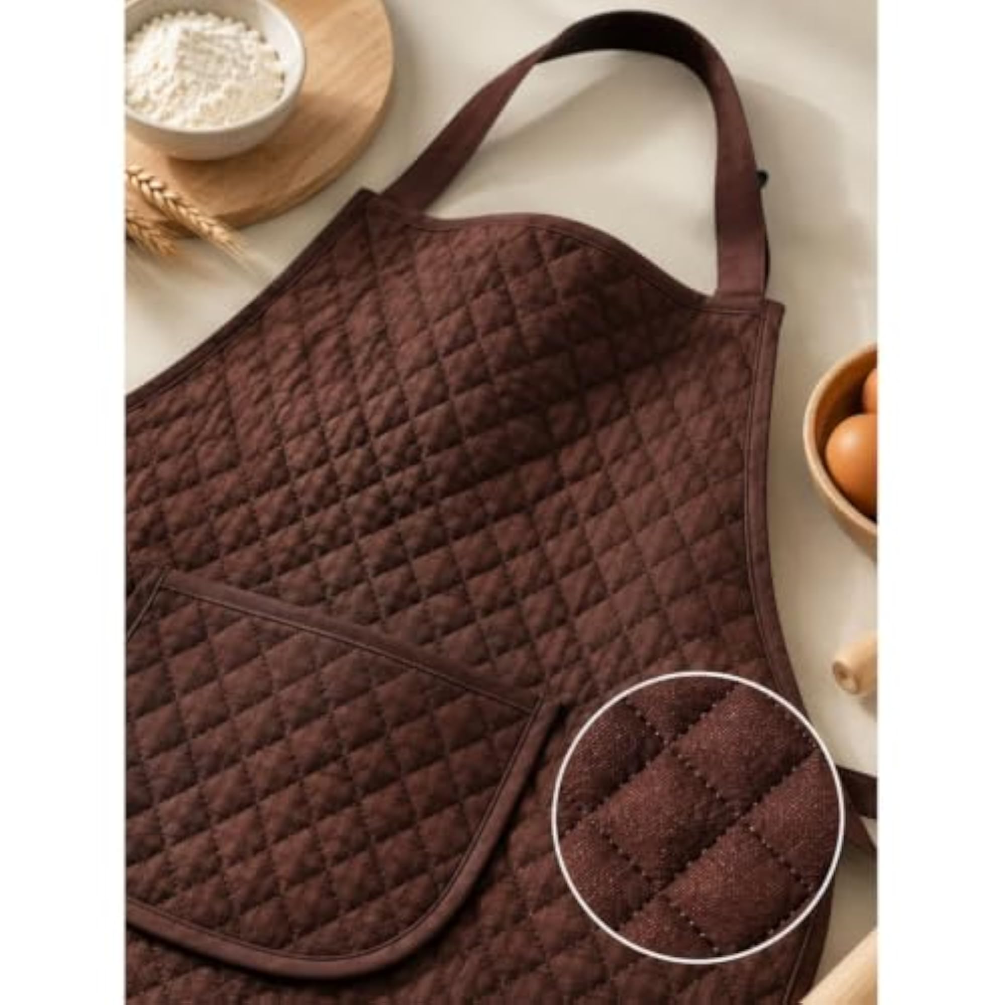 Waterproof Kitchen Bib Apron for Cooking and Baking