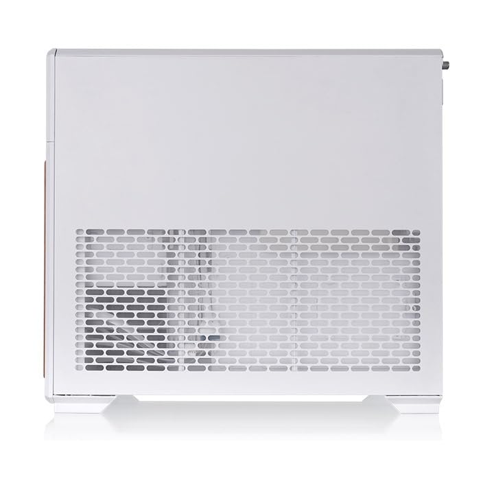 Image of Thermaltake TR300 WS; Wood Trim; Mid Tower; 1x120mm PWM Fan Included; ATX /mATX /mITX Support; 360mm Radiator Support; 410mm GPU Clearance; 165mm Air Cooler Clearance; Snow; CA-11M-00M6WN-WS