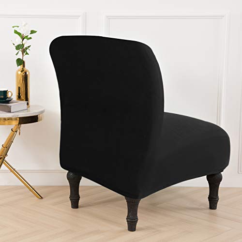 image for LEONEBEBE Armless Accent Chair Cover, Large Size Armless Slipper Chair