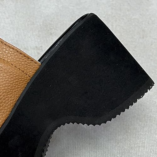 Sandalias de punta cuadrada confeccionadas en piel suave plisada de alta sofisticación 4