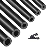Silikon-Vakuumschlauch 2M 6 Stück | Innendurchmesser 3/4/5/6/8/10mm | Hochleistung 130PSI | Für Luft und Wasser | Schwarz