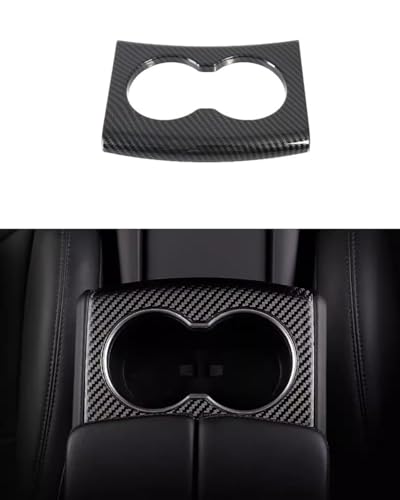 Portavasos Interior para Tesla Model X y S 2016-2020 ABS 4PCS miniatura 1