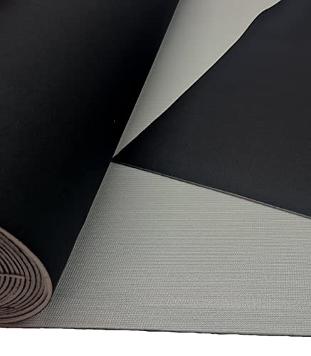 Tela negro Foamizada ancho 158 cm para tapizar coche.Tapizar techo coche, puertas y interiores. Se vende a metros