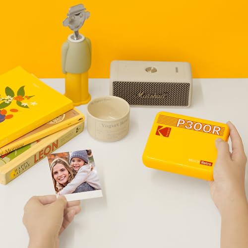 KODAK Mini 3 Retro 3x3'' Portable Photo Printer, Bluetooth Smartphone Printer for iPhone & Android, Instant Color Prints, 4PASS Dye Sublimation (White, Gift Bundle) by KODAK - Image 8