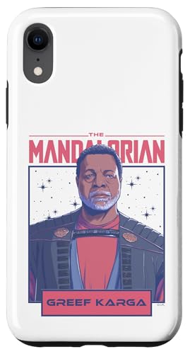 Coque iPhone XR Star Wars rigide et fine au portrait de Greef Karga