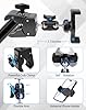 BILIONE Mic Stand Phone Holder, Pole Mount Clamp Phone Holder for Microphone Guitar Drums Music Photography Light Stand, Compatible with All Smartphones #2