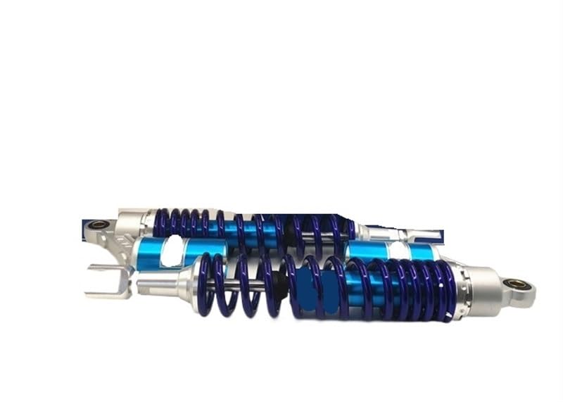 Amortisseur moto 390mm universel bleu ressort 8mm suspension réglable pour ATV