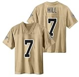 Outerstuff Taysom Hill New Orleans Saints #7 Gold Kids Youth 8-20 Inverted Player Jersey (10-12)