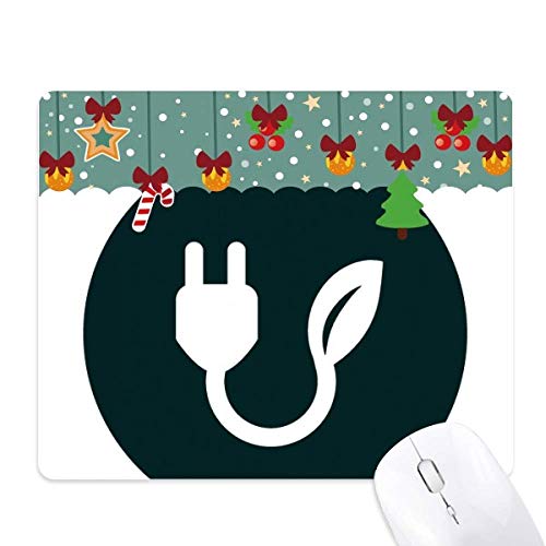 Tapis de souris vert foncé en caoutchouc durable, l'élégance de Noël au bureau