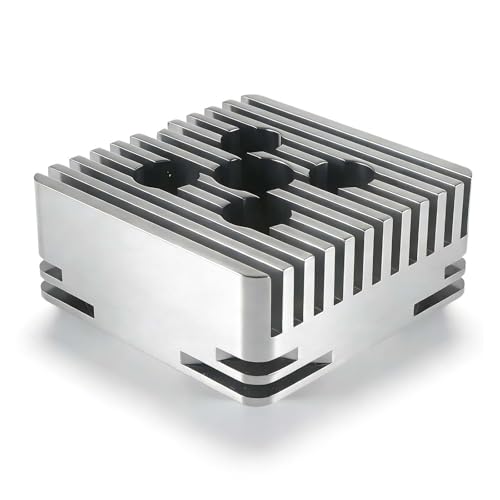 HGC CNC Silver Cylinder Head For Racing 66cc/80cc Engine Motorized Bike Bicycle