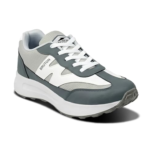Image of BRUTON Fyrox-618 Men's Running Shoes | Lightweight Sports Shoes for Men | Comfortable Walking Jogging Gym Shoes | Lace-Up Flexible Daily Use Footwear