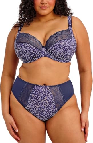 Elomi Women's Lucie High Leg Brief, Midnight, 3XL-4XL