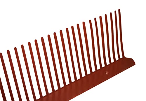 Peigne anti-moineaux en PVC (10ml) 80mm Rouge Cover