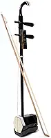 GeekHouse Violino chinês de 2 cordas para iniciantes, marca de fonema Erhu de instrumentos nacionais tradicionais para nível de entrada com arco e acessórios (painel Paulownia)