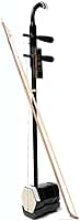 GeekHouse Violino chinês de 2 cordas para iniciantes, marca de fonema Erhu de instrumentos nacionais tradicionais para nível de entrada com arco e acessórios (painel Paulownia)