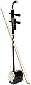 GeekHouse Violino chinês de 2 cordas para iniciantes, marca de fonema Erhu de instrumentos nacionais tradicionais para nível de entrada com arco e acessórios (painel Paulownia)