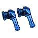 Produktbild Gazechimp 2 x 90 Grad CNC Aluminium Universal Motorrad Rad Ventilschaft Winkelventil - Blau