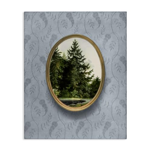 Stupell Industries 'Vintage Woodland Tree View Border'| Canvas Art