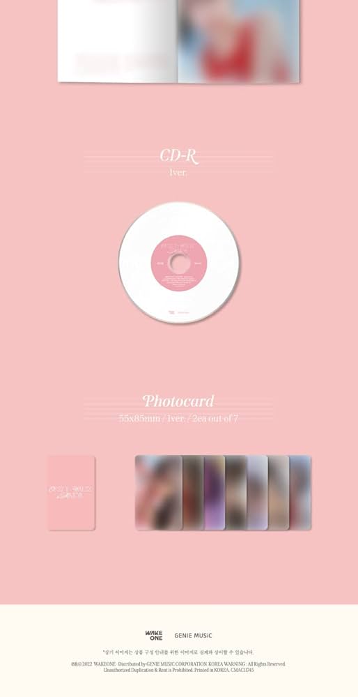 STONE MUSIC IZ*ONE Jo Yuri OP.22 Y-WALTZ : IN MAJOR 1st Mini