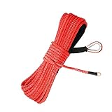 【Gran compatibilidad】-Más asequible y mucho más seguro que el cable de acero tradicional, es ideal para SUV, ATV, UTV, camión, barco, ramsey coche en condiciones extremas o trabajo diario, etc.