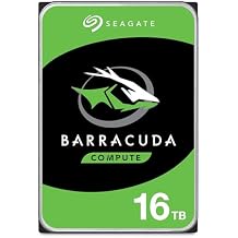 Seagate Barracuda 16TB Internal Hard Drive, 7200 U/Min, 512MB Cache, SATA 6Gb/s, 3.5" ST16000DM001