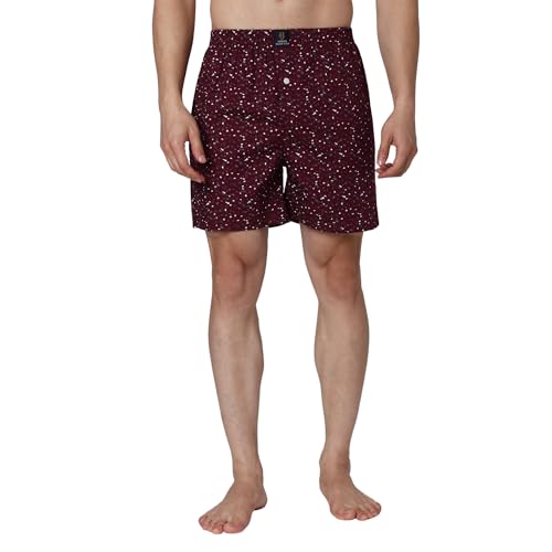 Image of Urban Scottish Ultra-Comfortable Men's Boxer Pants (Pack of 3) - 100% Cotton Material with A Stylish Print - Soft and Stretchy Elastic Waist Band - Dynamic Movement and Hardwearing Stitching