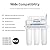 Huining 75GPD RO Membrane ULP1812/2012 Residential Reverse Osmosis Membrane Water Filter Cartrige Replacement for Home Drinking Water Filtration System Household Under Sink Water Purifier (3 Pack)