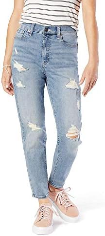 Signature by Levi Strauss & Co. Gold Label Juniors Mom Jeans, Fun House, 11
