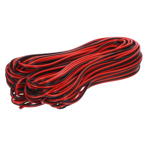 LIFKOME Tinned Copper Core LED Strip Wire with Outer Cover Flexible Power Connection Cable for LED Light Strips and Audio Systems Compatible Stage and Home Theater Use